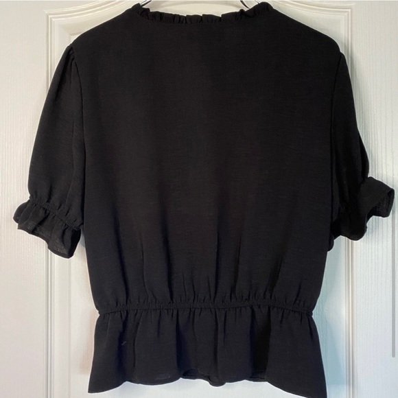NWT TOPSHOP Peplum Blouse - Picture 4 of 6